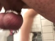 Chastity has cock and balls ready to EXPLODE!