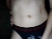 Femboy strip dance