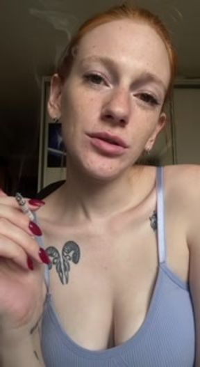 Smoking girl