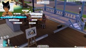 Sims 4 - Revisting the Sims and Having a MILF and a Goth MILF Live Together and Have Sex with Different People