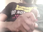 Woke up needing a good nut *BBC masturbation/cum*