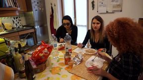 Lunch Humiliation Submissive Slave Eats off Floor