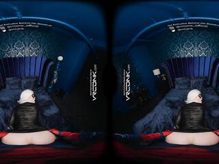 VR Conk: Supple Ebony Cat Deeply Sucks Spider-dude's Massive Weenie in Cosplay Parody - VR Porn