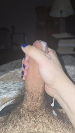 Late night cumshot