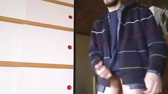 Twink Amateur Selfsucks Big Cock and Cums in Mouth
