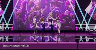 Girls day - Something striptease Ahri, Akali, Evelynn, Kaisa 3d uncensored erotic dance