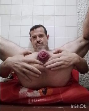 Prolapse ready to be licked, fucked and bukkaked