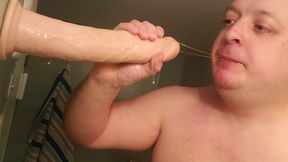 Facefuck, Deepthroat, Huge King Cock, 11 Inch Dildo, Huge Bulge