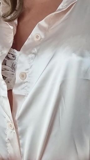 Elegant Ladies' Satin Blouse