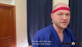 Defeated in a Bet: Intense Anal Encounter with a Blonde Beauty