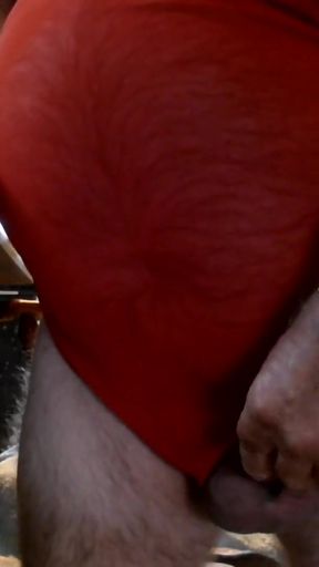 Memorable moment from "Dressed up watching porn"