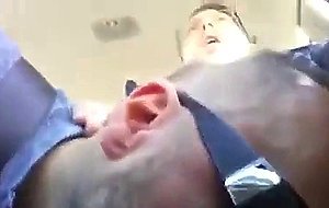 Guy blows me in the car spills the cum and licks it up