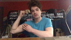 niko springs strips and cums hard on his face