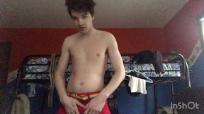 niko springs strips and cums hard on his face