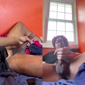 Splitscreen BBC Beast Gushes Ropes Double Angle Cum Destruction