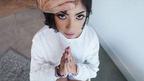 Horny Teen Seduces Her Lustful Pastor Stepdad, Fucking Hard In Steamy Encounter