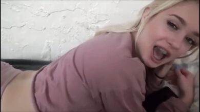 Hot Step Sister Thick Blonde Body Fucked RAW Creampie Party