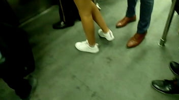 Culo en el metro