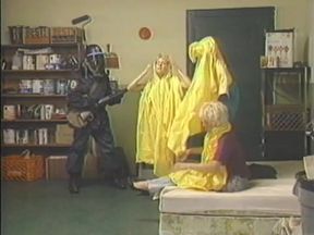Vintage wild pleasure for a hot blonde slut