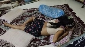 Indian Desi Bhabhi Fore Play with Her Step Father Hot Nipple Tiny Pussy Licked Out of Sexual Intercourse with Me