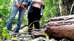 Is this your first time cumming in nature? Don'_t worry, mother-in-law will succeed!