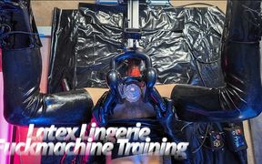 Latex Lingerie Fuckmachine Training