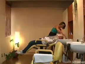 Glasses-Wearing Imai Kaho Delights Client With Seductive Blowjob Skills