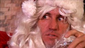 Hot Blonde MILF Uses Candies as Dildo in the Cristmas Night