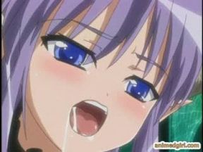Busty hentai pregnant caught and assfucked by tentacles