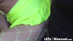 Fiona Lust and Christina Santes fill their cunts with toys and bi dicks