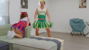 Hot cheerleader Katie Kush can’t get enough of big cock
