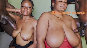 Granny and Step mom Fucked Anal Mercilessly By 2 Big Cocks