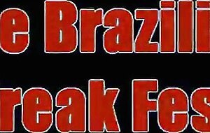 Brazilian 3-some orgy party freakfest