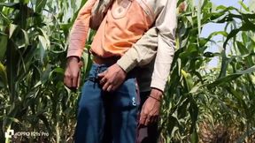 Indian Threesome Gay - A Farm Laborer And A Farmer Who Employs The Laborer Have Sex In A Corn Field - Gay Movie In Hindi Voice