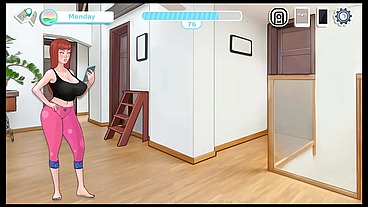 SexNote [ Taboo Hentai game PornPlay ] Ep.15 creampie her tight ebony pussy while her big boobs are bouncing in the air