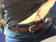 Jacking off at work- Public masturbation