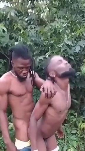 Enjoying the Eblack Ass Dud