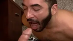 My Brother's Hot Friend - Hairy Cole Streets throat fuck video
