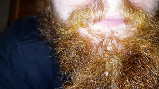 Salivating ASMR / My Good-Sized Facial Hair Gets Coated / Fetish / Hefty Tongue / 4k Quality