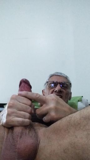 Masturbation My Big Foreskin Uncut
