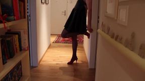 Leather Skirt, Red Heels: Crossdresser's Solo Play