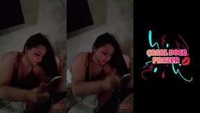batendo punheta para o marido enquanto esta em ligacao de video