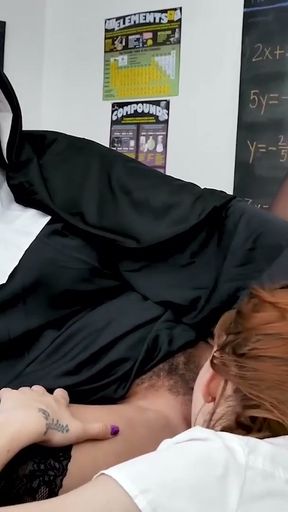 Ever Since Lily Became A Nun, She Has Developed A Distaste For The Slutty Ways Of Promiscuous Girls   Clip 2