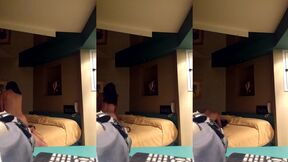 Watching my partner with another at the motel... part 1... i love how they moan...