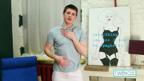 Handsome Henry L Grabs His Cock And Jerks Off Sitting Up To Cum!