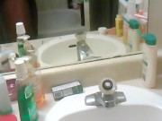 Rubbing my long rock hard pipe