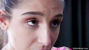 ”Stepmommy shoes teen rough ass fucking”