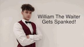 William The Waiter Gets Spanked!  HD Version