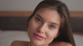 Hot brunette masturbation video