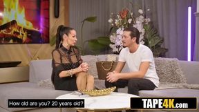 Glamorous milf tutor seduced into hardcore sex with her student